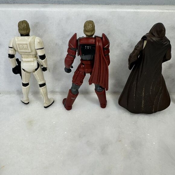 Kenner Star Wars 1996-98 Action Figures Luke, Hoth Chewbacca, Han Solo, Obiwon - Picture 6 of 10